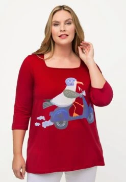 Ulla Popken Langarmshirt - Salsa