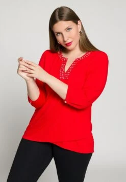 Ulla Popken Langarmshirt - Baksteenrood 10 Ulla Popken Langarmshirt - Baksteenrood -Ulla Popken d8d1bbcdcc80456aba60734aa7e518f6