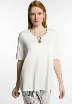Ulla Popken T-Shirt Basic - Offwhite -Ulla Popken d8d4310156d94544893a5bb482dbb7ad 1