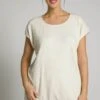 Ulla Popken T-Shirt Basic - Vanille -Ulla Popken da8a22e833de49938fe6ebae2ec3a047