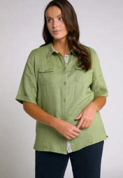 Ulla Popken Hemdbluse - Schilf -Ulla Popken dac6aa9d48b24af9b3c38cc0ceb8c663