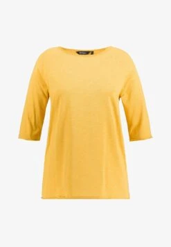 Ulla Popken Langarmshirt - Honinggeel -Ulla Popken db42f26397774635b923efd11a220b86