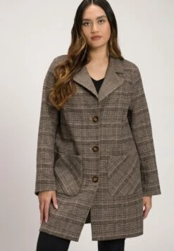 Ulla Popken Kurzmantel - Kastanjebruin -Ulla Popken dd0881f913994e328652401ab9f19944 1