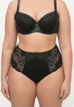 Ulla Popken EN AVEC STRASS FANTAISIE STRING EN T À L'ARRIÈ - String - Noir