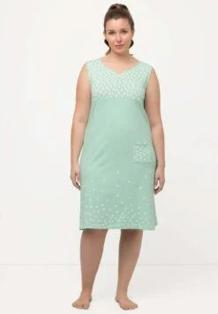 Ulla Popken 2 PACK DOT PRINT - Nachthemd - Baby Pink