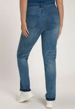 Ulla Popken SARAH - Jeans Slim Fit - Bleu Jean -Ulla Popken deb2f7e7edd34753807988e9be2c8cb0