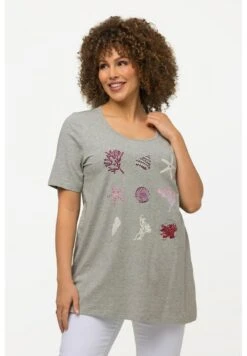 Ulla Popken MANCHES COURTES - T-Shirt Print - Gris Clair Chiné -Ulla Popken def586da13974e8e8eb2f1cca5373e9f