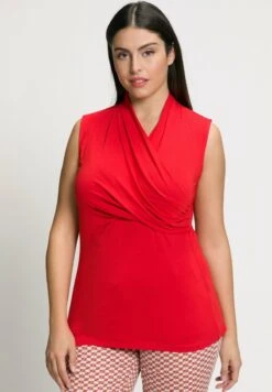 Ulla Popken SLIM FIT - Top - Crimson -Ulla Popken df6e10f4975940c2979210c431b146b1 1