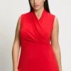Ulla Popken SLIM FIT - Top - Crimson