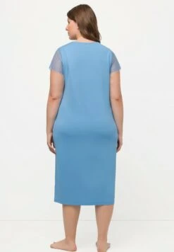 Ulla Popken Nachthemd - Lichtblauw -Ulla Popken e018ef99fa204e1cb2ea9921a31a5819