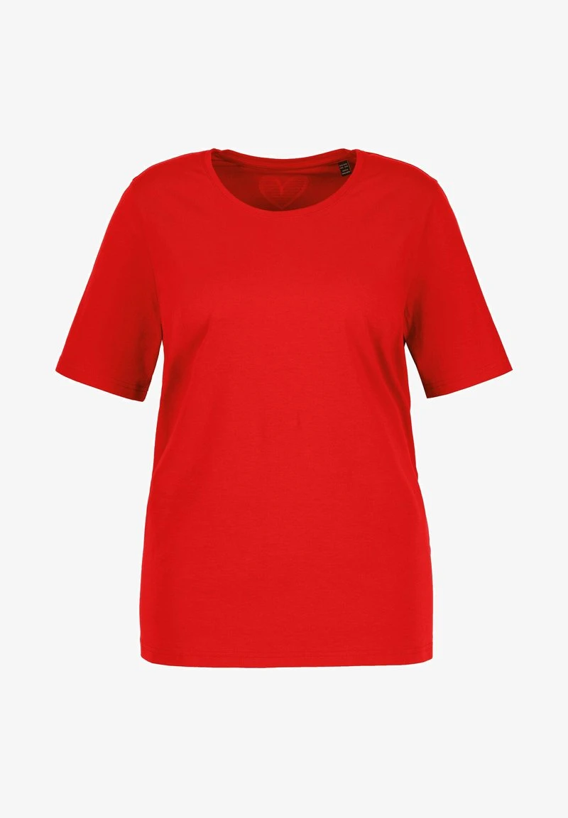Ulla Popken RUNDHALSAUSSCHNITT - T-Shirt Basic - Salsa 6 Ulla Popken RUNDHALSAUSSCHNITT - T-Shirt Basic - Salsa – Bild 4