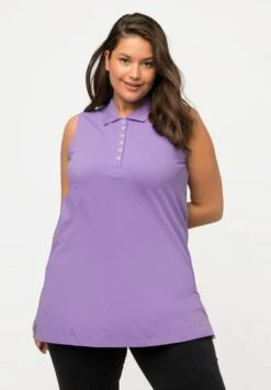 Ulla Popken REGULAR ÄRMELLOS - Poloshirt - Pale Lilac -Ulla Popken e09e783f45844457bc04e30f4096f502