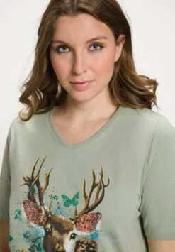 Ulla Popken T-Shirt Print - Lichtriet -Ulla Popken e0a3ef0c732e4d999038995fd7977afd