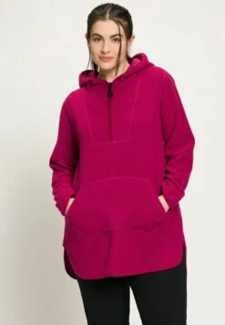 Ulla Popken Fleecepullover - Magnolia Red