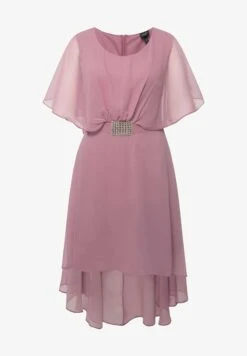 Ulla Popken DÉCOLLETÉ EN V MANCHES COURTES - Cocktailkleid/festliches Kleid - Rose Antique -Ulla Popken e2a0d48f71234265ba9547214cee2324