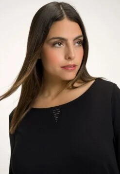 Ulla Popken Sweatshirt - Noir -Ulla Popken e351566c19884ce4b138b966842bec38