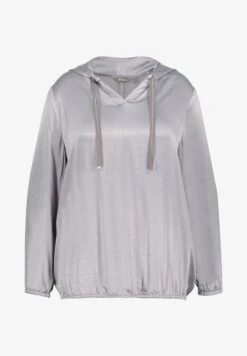 Ulla Popken Bluse - Gris Clair Chiné -Ulla Popken e410005fd777491d9a9977a547bad5e6