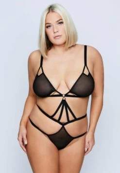 Ulla Popken BANDES FANTAISIE - Triangel BH - Noir