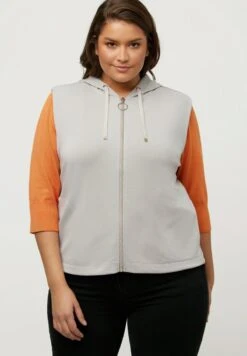 Ulla Popken Weste - Gris Glacier -Ulla Popken e4555912646745e5a41f2edc72d36d01 1