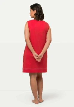 Ulla Popken LONGLINE PANDA GRAPHIC - Nachthemd - Light Red -Ulla Popken e483af7c96864af2a27273da8bc35119