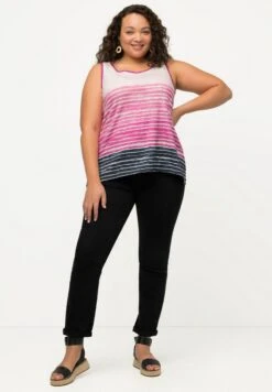 Ulla Popken RAYURES BATIK DÉCOLLETÉ RON - Top - Orchidée -Ulla Popken e4fbe476b9484706a71c26a9cf730da1