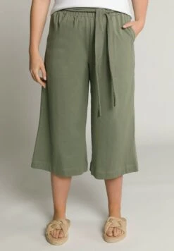 Ulla Popken POPKEN DAMEN GROSSE GRÖSSEN - Stoffhose - Schilf -Ulla Popken e642c497f6f64725b62e71aa8e5e68f3 1