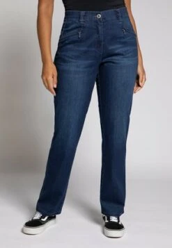 Ulla Popken MONY REISSVERSCHLUSSTASCHEN - Jeans Bootcut - Dark Blue Denim 12 Ulla Popken MONY REISSVERSCHLUSSTASCHEN - Jeans Bootcut - Dark Blue Denim -Ulla Popken e653a08e335540908cca601849b8b117