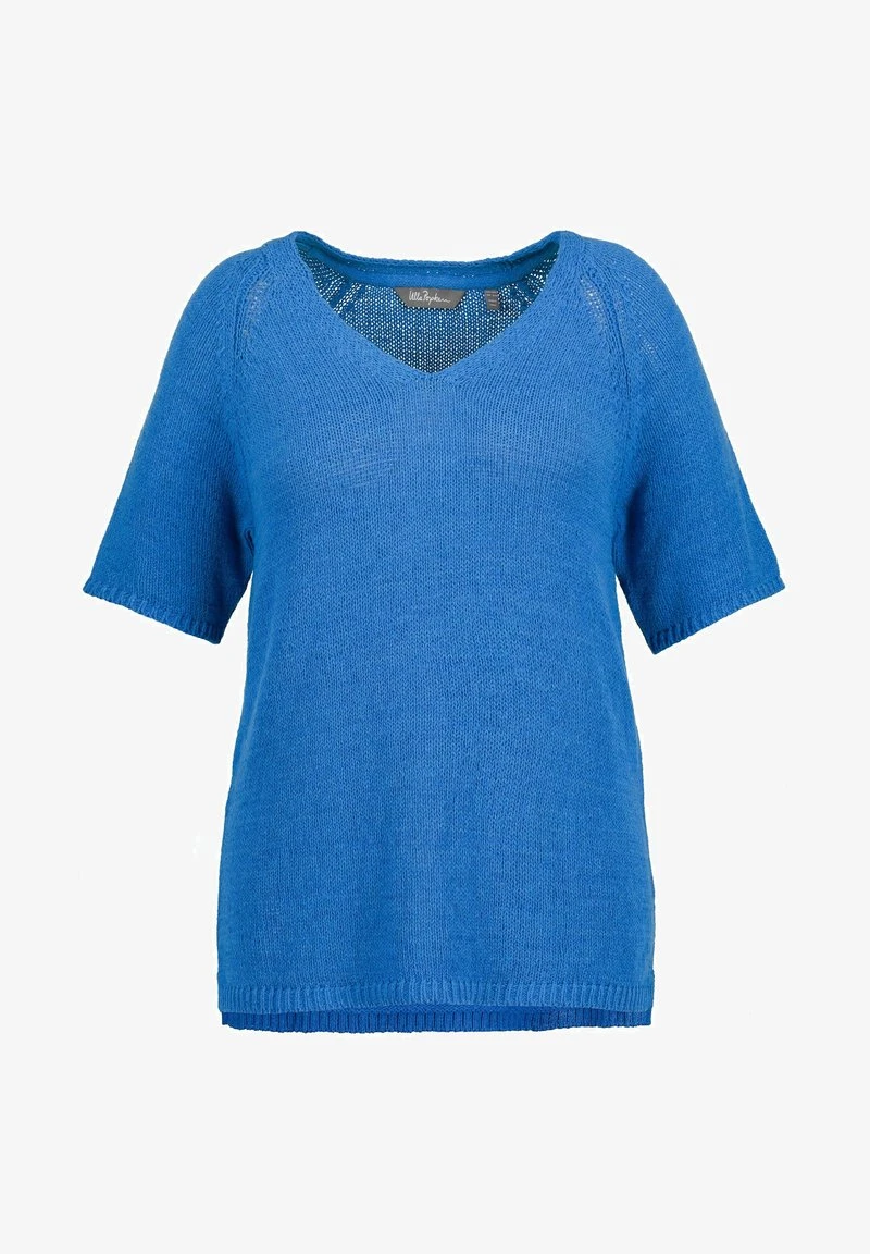 Ulla Popken T-Shirt Basic - Indigo 6 Ulla Popken T-Shirt Basic - Indigo – Bild 4