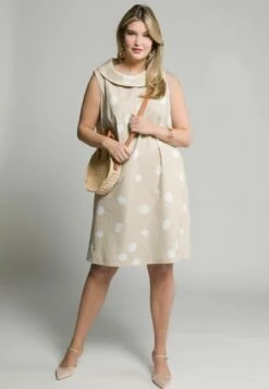 Ulla Popken Freizeitkleid - Beige Multi -Ulla Popken e75ed4b9a596452f8fe03a760acf2753 1