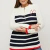 Ulla Popken Strickpullover - Steinweiß 2 Ulla Popken Strickpullover - Steinweiß -Ulla Popken e7777d0232824675adb357588d6fc10e