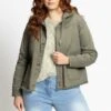 Ulla Popken Jeansjacke - Lodengroen -Ulla Popken e7ca9622806946b58f84fdf6627cb1a2