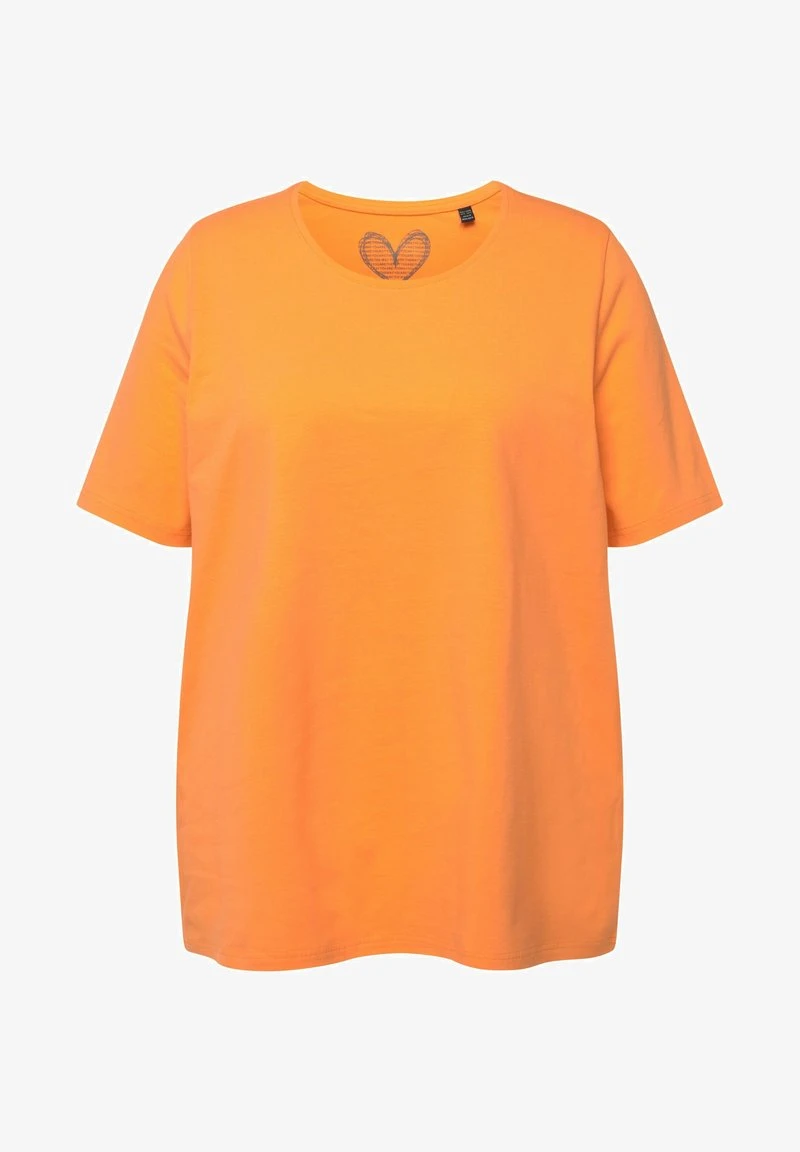 Ulla Popken RUNDHALSAUSSCHNITT - T-Shirt Basic - Cantaloupe Orange 7 Ulla Popken RUNDHALSAUSSCHNITT - T-Shirt Basic - Cantaloupe Orange – Bild 5