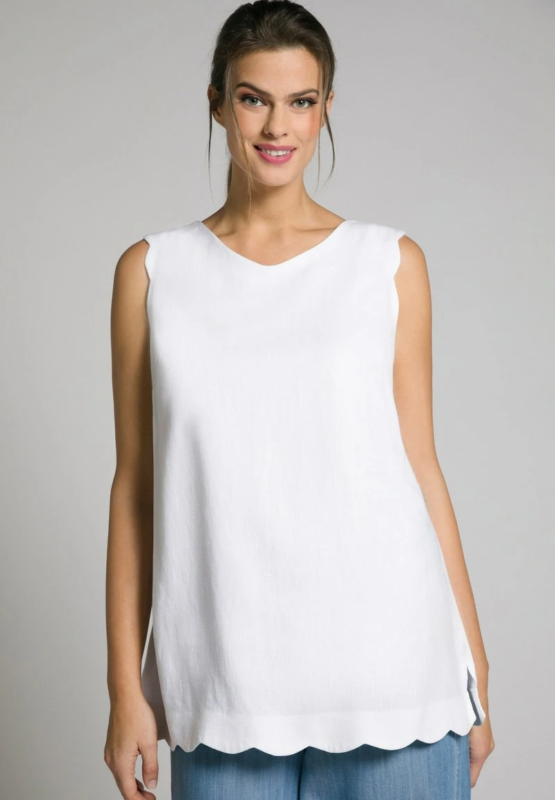 Ulla Popken Bluse - Schneeweiß 3 Ulla Popken Bluse - Schneeweiß