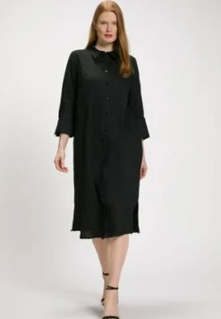 Ulla Popken LANGE MOUWEN - Blusenkleid - Zwart -Ulla Popken e87ec60f489a4c5097e8cf9a9f8c87d6