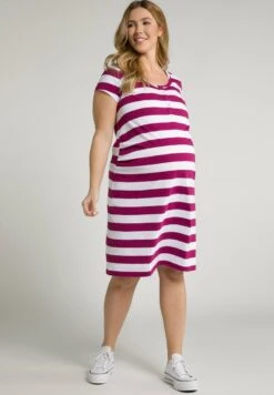 Ulla Popken Jerseykleid - Magnolienrot -Ulla Popken e9881cb54e204cc1b09baa3f6764b810