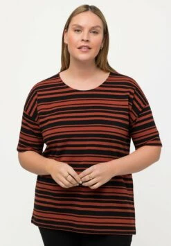 Ulla Popken T-Shirt Print - Terre Cuite -Ulla Popken ea6945dd9afa4148a6fc0e04c649e963 1