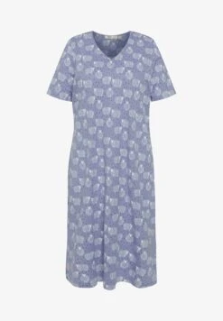 Ulla Popken Nachthemd - Purple Blue -Ulla Popken ead59e99701444e5bd5b2c51fad7e85b