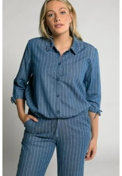 Ulla Popken TENCELOPTIK - Hemdbluse - Blue Denim -Ulla Popken ec55e016ed7442aea415af866b5a19c9