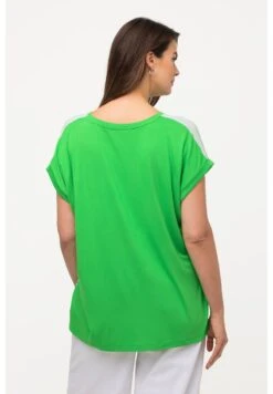 Ulla Popken IMPRIMÉ GRAPHIQUE COUPE DÉCOLLETÉ ROND - T-Shirt Print - Vert Pomme -Ulla Popken ed31bfedc8274423af4539c42c180526