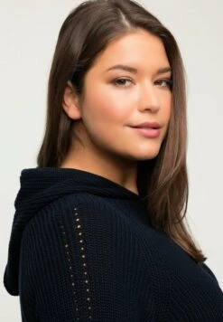 Ulla Popken Strickpullover - Navy Blue -Ulla Popken ed74d64ec1044e8c9da1954c91c40bde