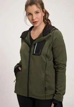 Ulla Popken Sweatjacke - Moosgrün -Ulla Popken ed8777b425f448c8add754ed4493fa8c 1