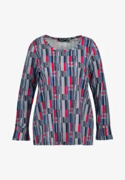 Ulla Popken Langarmshirt - Bleu Marine -Ulla Popken eddda138d283430785fc89d740167298