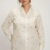 Ulla Popken Hemdbluse - Off White -Ulla Popken edf45e32a0ab4b09a8c4d719413975ea