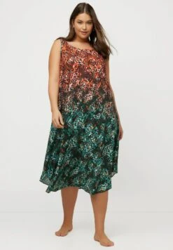 Ulla Popken Freizeitkleid - Forêt Verte