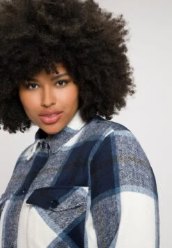 Ulla Popken Leichte Jacke - Hellgrau Mélange -Ulla Popken ee8da1ee40624675a0d4fb091297dcf1