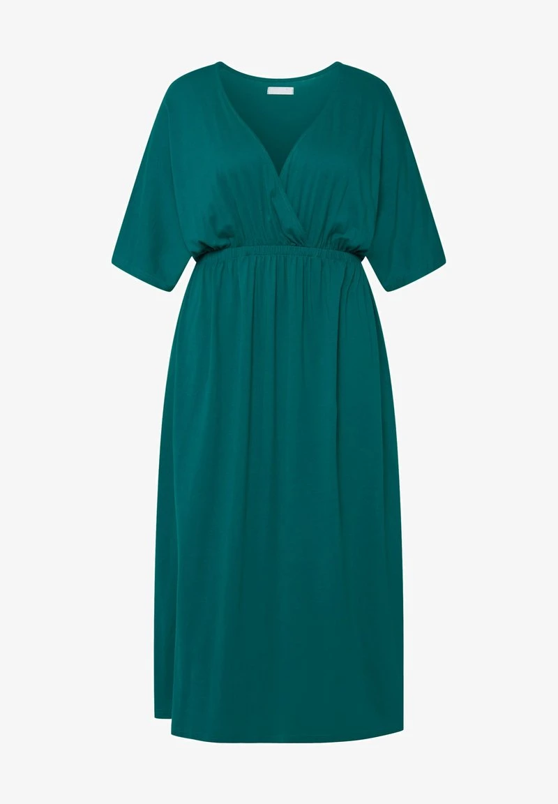 Ulla Popken WRAP LOOK - Nachthemd - Emerald 6 Ulla Popken WRAP LOOK - Nachthemd - Emerald – Bild 4