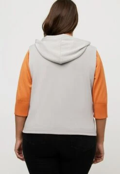 Ulla Popken Weste - Gris Glacier -Ulla Popken f1f1d40f05964a7fb25b4f2e30c6fd7d