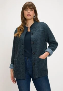 Ulla Popken Strickjacke - Marine -Ulla Popken f20bc42f75af45b2981f38fa79900b9f