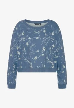 Ulla Popken Sweatshirt - Bleu Jean -Ulla Popken f215f93f35984176beea6ddf1dc42ff6