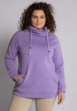 Ulla Popken Sweatshirt - Blaues Flieder